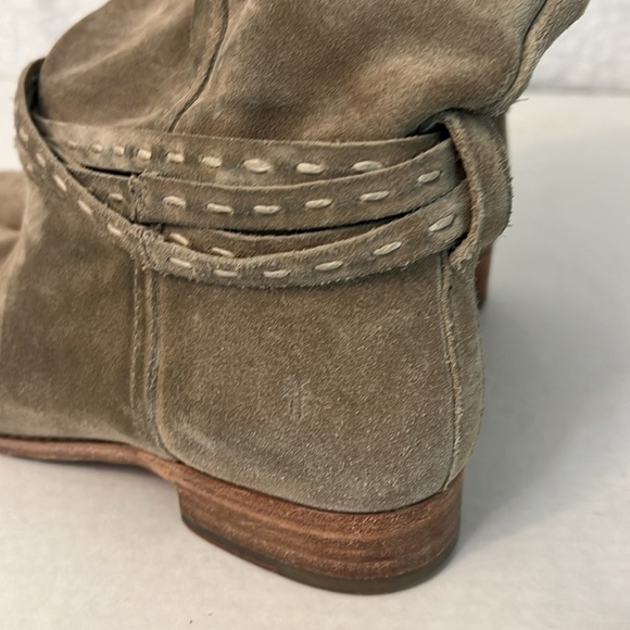 FRYE WOMENS CARA PICKSTITCH MID BOOT 8 - Picture 5 of 16